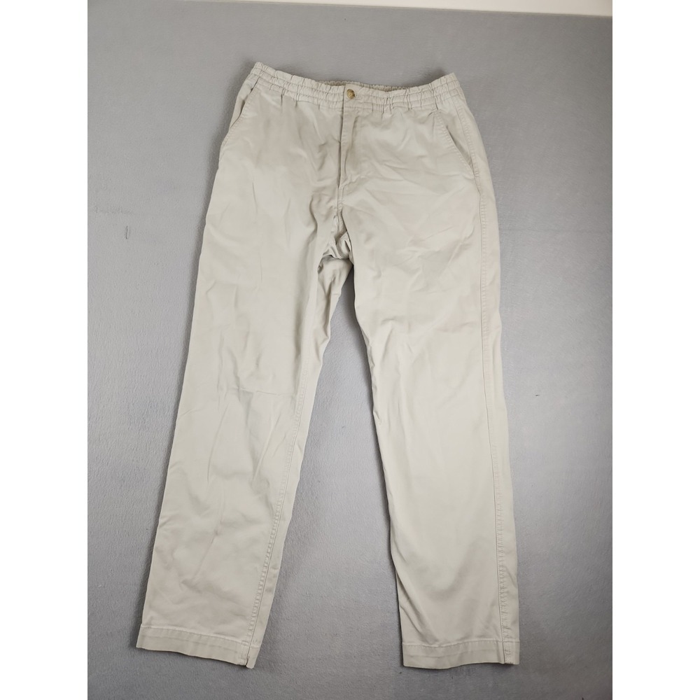 Polo By Ralph Lauren Pants Men's Size Med Khaki Beige Cream Chino